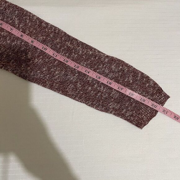 Massimo Dutti Knit Cardigan Sweater Large Red Italian Yarn Made In Spain - Picture 5 of 6